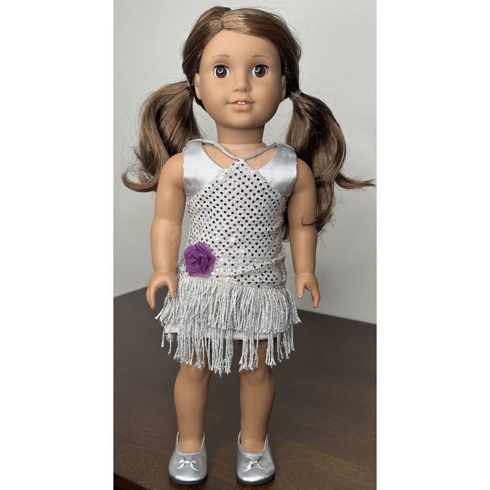 American Girl Marisol Luna Doll GOTY 2005 Flapper Outfit Brown Hair 18 Inch
